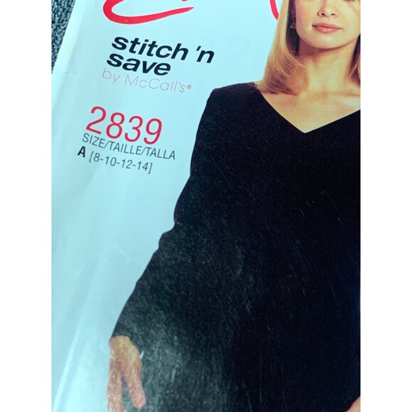 McCall's Misses Dress Sewing Pattern sz 8 10 12 14 2839 - uncut - Picture 2 of 4
